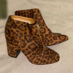 Cheetah booties